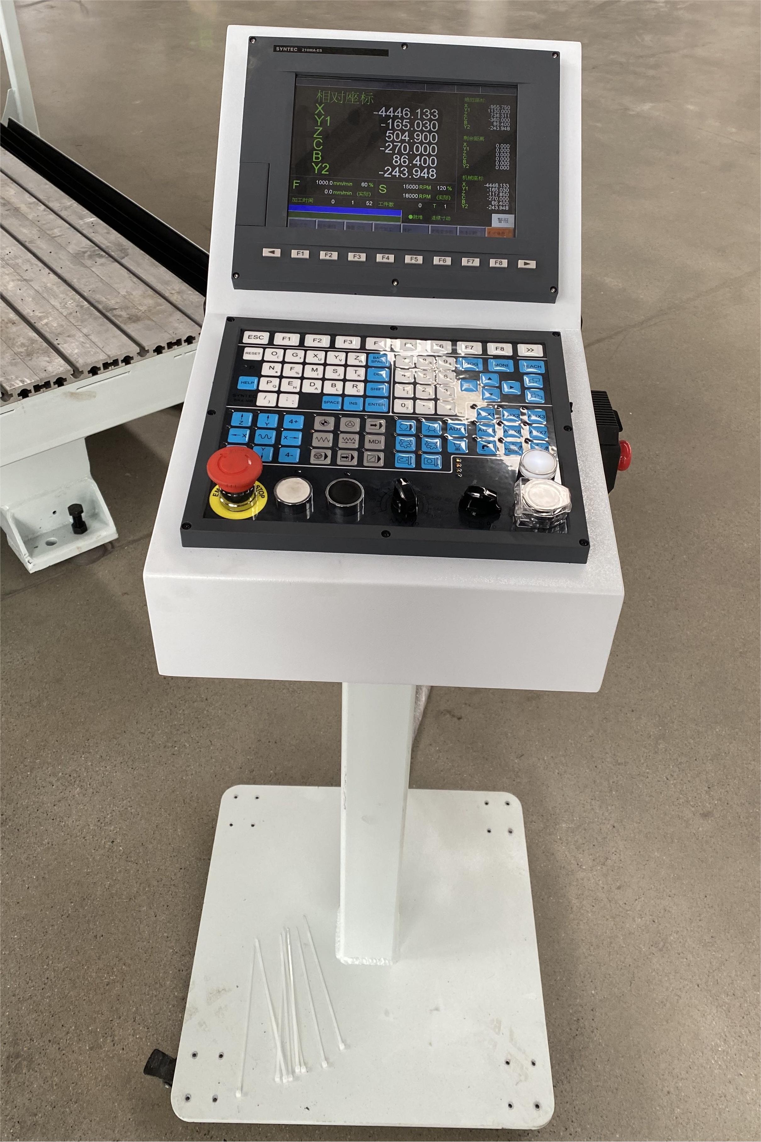 Sistema CNC con collegamento a cinque assi 4.SYNEC