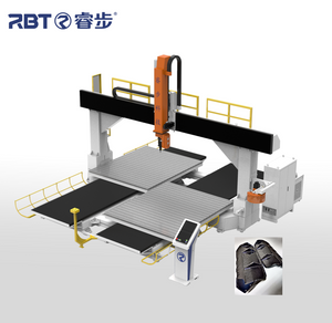 Router CNC Rbt a 5 assi a doppia tavola per fresatura, taglio e rifilatura Approvato CE