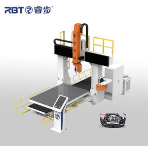 Centro di lavoro CNC Rbt a 5 assi per materiali compositi, fibra di vetro e carbonio, approvato CE 