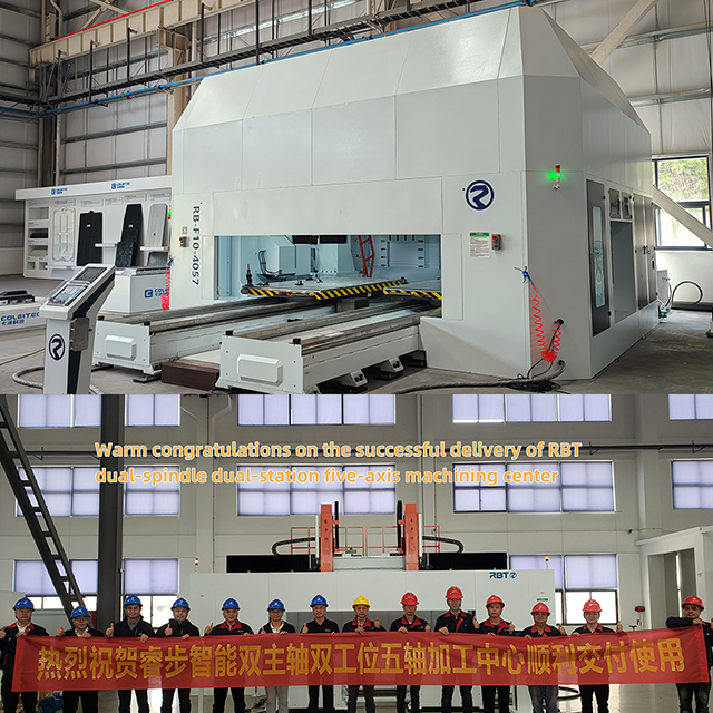 Una macinazione a cinque assi ad alta velocità a doppio assi a cinque assi