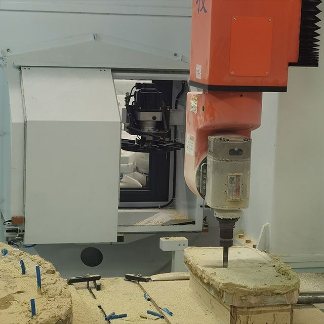 Macchina da taglio CNC a 5 assi RBT per compositi in plastica Alluminio a nido d'ape