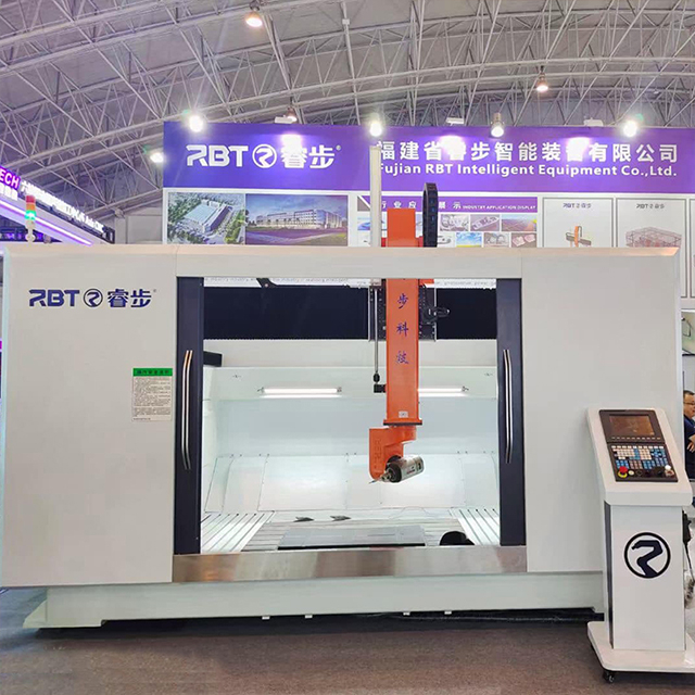 Macchina da taglio CNC a 5 assi RBT per compositi in plastica Alluminio a nido d'ape