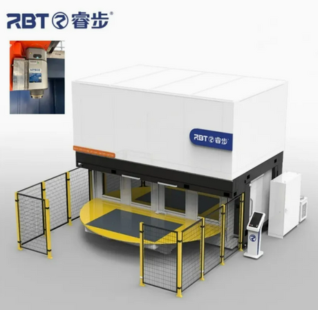 Forma di taglio dei macchinari RBT a 6 assi CNC Macinazione router con doppio worktable 