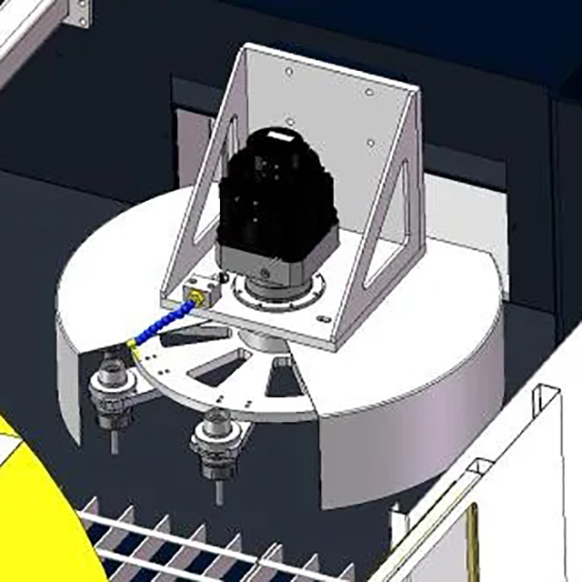  Tavolo a doppio tavolo rotante RBT a 5 assi per le industrie automobilistiche e aerospaziali