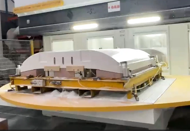 Forma di taglio dei macchinari RBT a 6 assi CNC Macinazione router con doppio worktable 